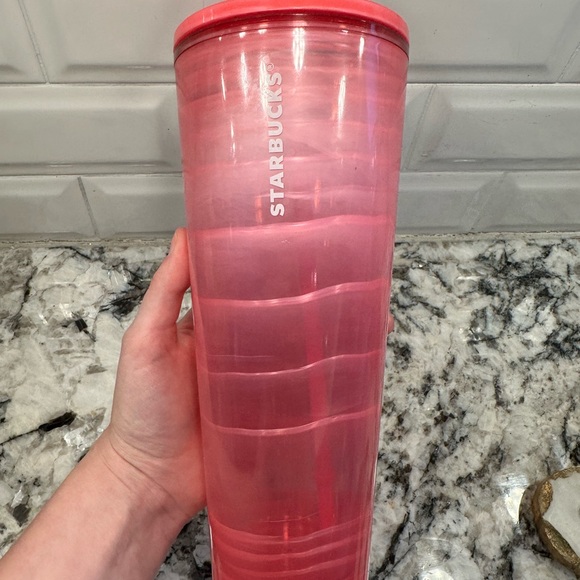 24 oz Matte Tumbler Cup - Bubblegum Hearts main image 0